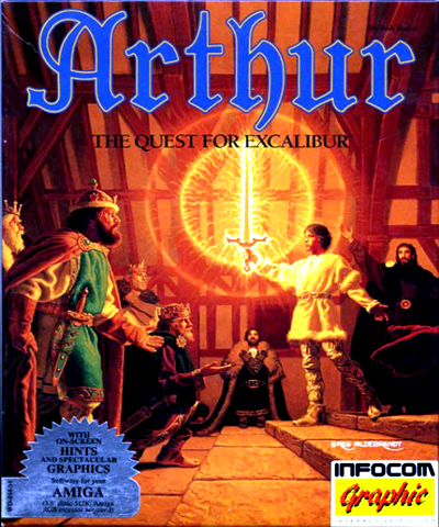 Arthur: The Quest For Excalibur box art for Amiga